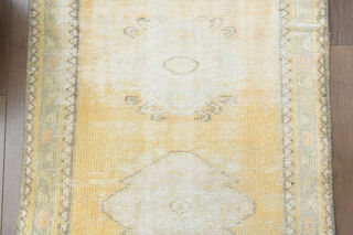 Turkish Vintage Runner Rug - Thumbnail