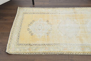 Turkish Vintage Runner Rug - Thumbnail