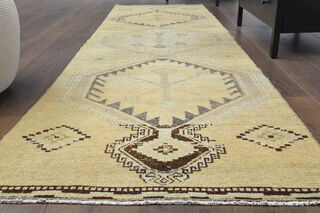 Turkish Vintage Runner Rug - Thumbnail