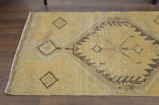 Turkish Vintage Runner Rug - Thumbnail