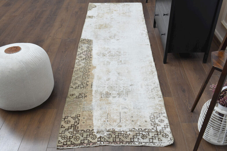 Distressed Vintage Runner Rug