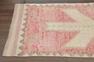 Pale Pink - Vintage Hand-Knotted Runner - Thumbnail