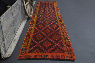 Flatweave Vintage Long Runner - Thumbnail