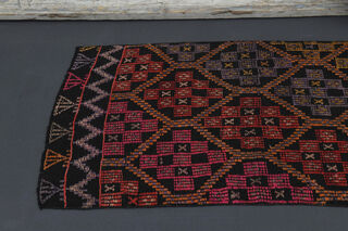 Vintage Turkish Runner Rug - Thumbnail