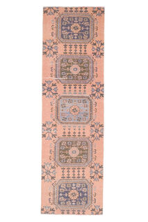 Turkish Vintage Runner Rug - Thumbnail