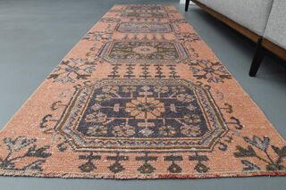 Turkish Vintage Runner Rug - Thumbnail