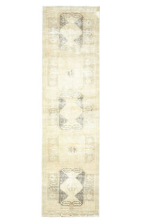 Turkish Vintage Runner Rug - Thumbnail