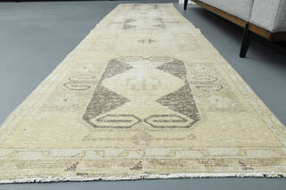 Turkish Vintage Runner Rug - Thumbnail