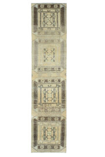 Traditional Turkish Runner Rug - Thumbnail