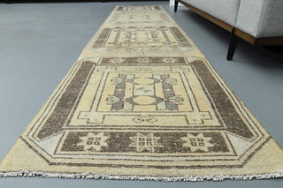 Traditional Turkish Runner Rug - Thumbnail