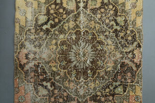 Turkish Vintage Runner Rug - Thumbnail