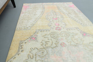 Faded Turkish Runner Rug - Thumbnail