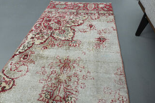 Distressed Turkish Runner Rug - Thumbnail