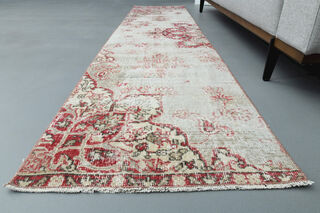 Distressed Turkish Runner Rug - Thumbnail