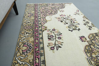 Turkish Vintage Runner Rug - Thumbnail