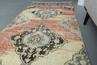 Turkish Oriental Runner Rug - Thumbnail