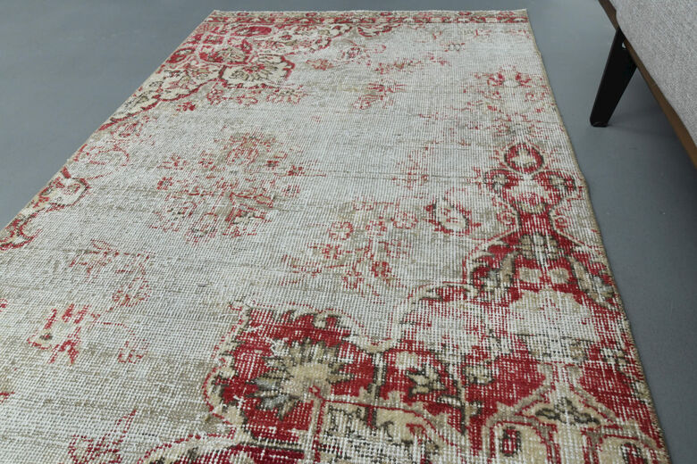 Distressed Vintage Runner Rug