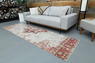 Distressed Vintage Runner Rug - Thumbnail