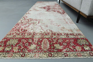 Distressed Vintage Runner Rug - Thumbnail