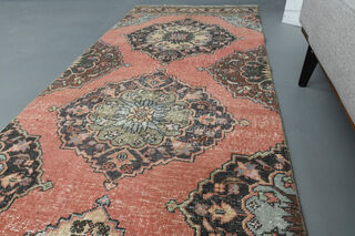 Turkish Vintage Runner Rug - Thumbnail