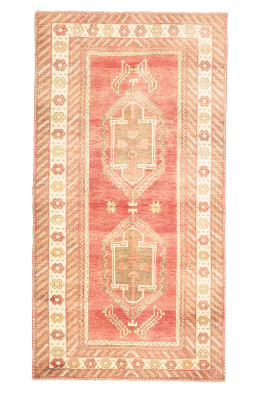 Turkish Vintage Red Rug