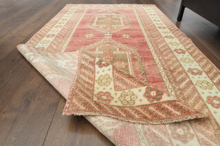 Turkish Vintage Red Rug - Thumbnail