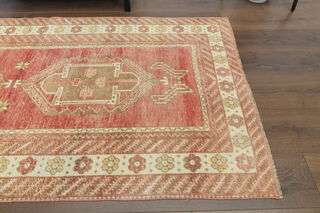 Turkish Vintage Red Rug - Thumbnail