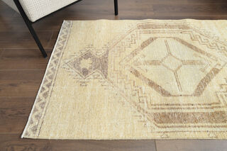 Neutral Vintage Runner Rug - Thumbnail