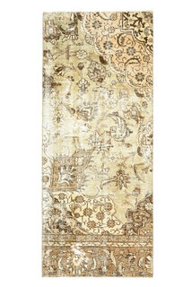 Sand Colored - Anatolian Runner Rug - Thumbnail