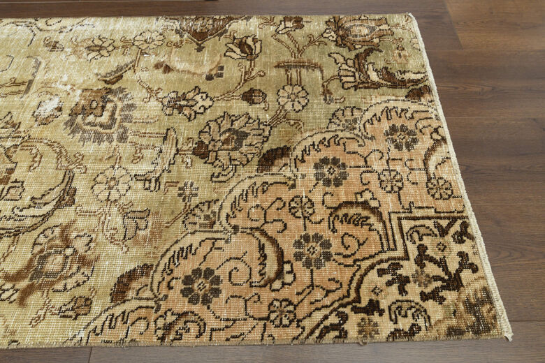 Sand Colored - Anatolian Runner Rug