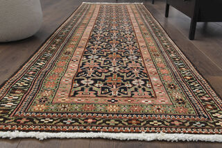 Vintage Turkish Runner Rug - Thumbnail