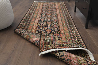 Vintage Turkish Runner Rug - Thumbnail