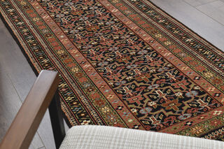 Vintage Turkish Runner Rug - Thumbnail