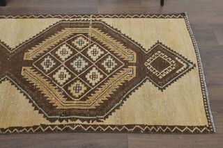 Vintage Turkish Runner Rug - Thumbnail