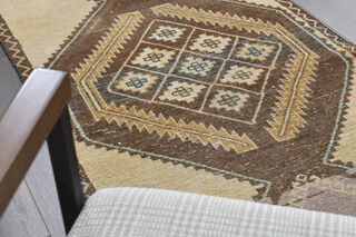 Vintage Turkish Runner Rug - Thumbnail