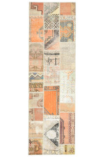 Patchwork Vintage Runner Rug - Thumbnail