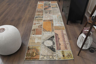 Patchwork Vintage Runner Rug - Thumbnail