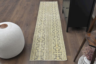 Vintage Turkish Runner Rug - Thumbnail