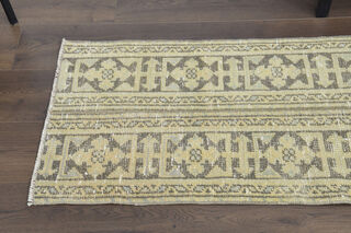 Vintage Turkish Runner Rug - Thumbnail