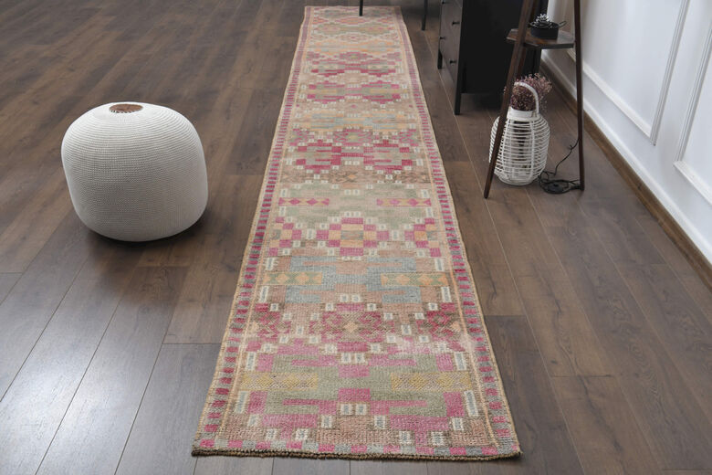 Vintage Turkish Anatolian Long Runner