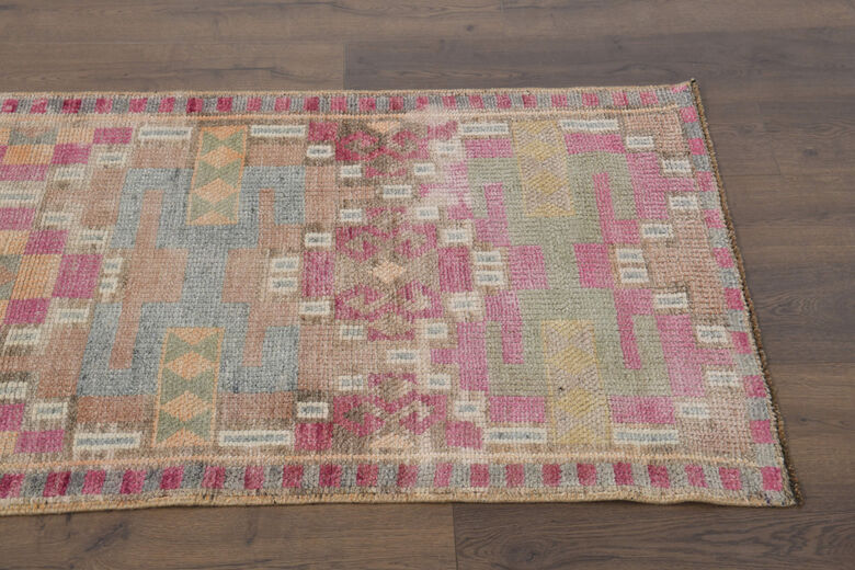 Vintage Turkish Anatolian Long Runner