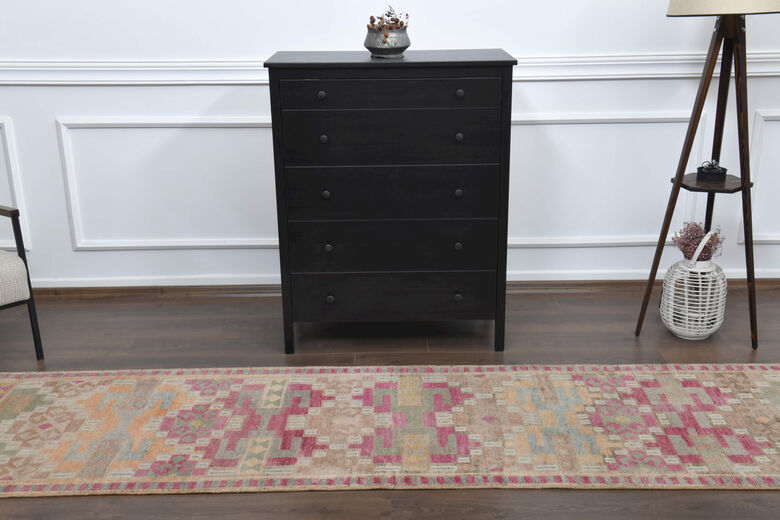 Vintage Turkish Anatolian Long Runner