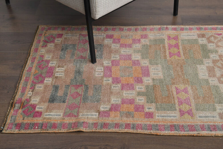 Vintage Turkish Anatolian Long Runner