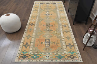 Vintage Wide Runner Rug - Thumbnail