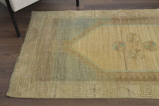 Vintage Turkish Runner Rug - Thumbnail