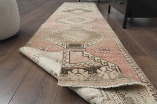 Turkish Vintage Runner Rug - Thumbnail