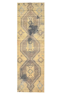 Turkish Vintage Runner Rug - Thumbnail