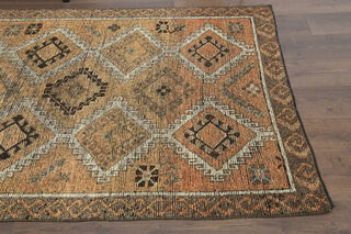 Vintage Turkish Runner Rug - Thumbnail