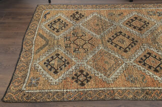 Vintage Turkish Runner Rug - Thumbnail