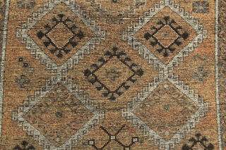 Vintage Turkish Runner Rug - Thumbnail